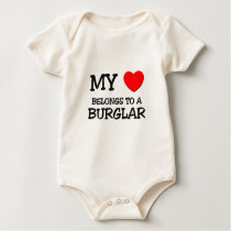 My Heart Belongs To A BURGLAR t-shirts by professions My Heart Belongs To A BURGLAR t-shirts