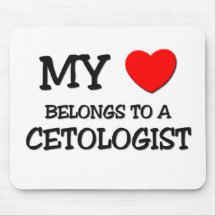 My Heart Belongs To A CETOLOGIST Mouse Pad