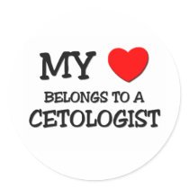 My Heart Belongs To A CETOLOGIST stickers
