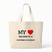 My Heart Belongs To A CHARTERED ACCOUNTANT bags