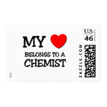My Heart Belongs To A CHEMIST Stamp