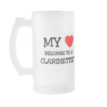 My Heart Belongs To A CLARINETTIST Coffee Mugs