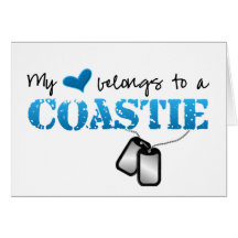 My heart belongs to a Coastie Cards