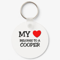 My Heart Belongs To A COOPER keychains by professions My Heart Belongs To A COOPER keychains