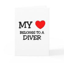 My Heart Belongs To A DIVER cards by professions My Heart Belongs To A DIVER cards