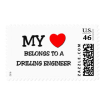 My Heart Belongs To A DRILLING ENGINEER postage by professions My Heart Belongs To A DRILLING ENGINEER postage