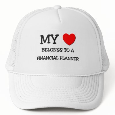 My Heart Belongs To A FINANCIAL PLANNER Mesh Hat by professions