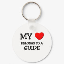 My Heart Belongs To A GUIDE keychains by professions My Heart Belongs To A GUIDE keychains