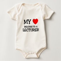 My Heart Belongs To A LECTURER t-shirts
