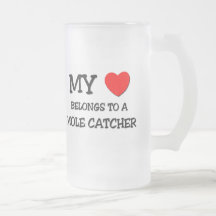 My Heart Belongs To A MOLE CATCHER Coffee Mug