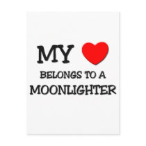 My Heart Belongs To A MOONLIGHTER postcards