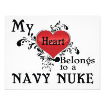 My Heart Belongs to a Navy Nuke Invite