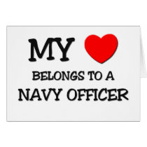 My Heart Belongs To A NAVY OFFICER cards by professions My Heart Belongs To A NAVY OFFICER cards