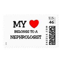 My Heart Belongs To A NEPHROLOGIST postage