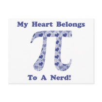 My Heart Belongs to A Nerd postcards
