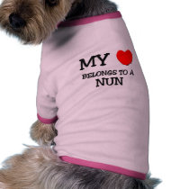 My Heart Belongs To A NUN pet clothing