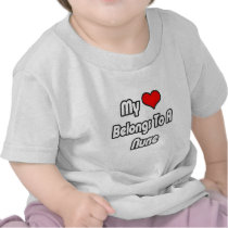 My Heart Belongs To A Nurse t-shirts