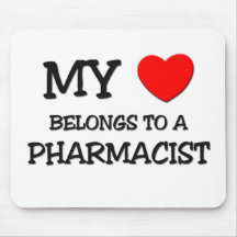 My Heart Belongs To A PHARMACIST Mouse Pad
