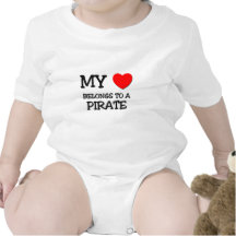 My Heart Belongs To A PIRATE Bodysuit