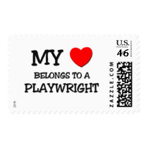 My Heart Belongs To A PLAYWRIGHT postage by professions My Heart Belongs To A PLAYWRIGHT postage
