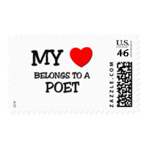 My Heart Belongs To A POET postage