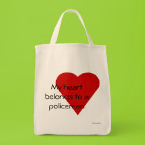 My heart belongs to a policeman Bag bags