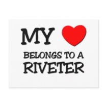 My Heart Belongs To A RIVETER postcards