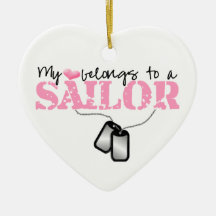 My heart belongs to a Sailor Ornament