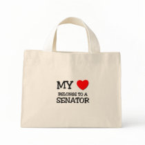 My Heart Belongs To A SENATOR bags