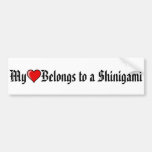 My Heart Belongs To A Shinigami Bumper Sticker