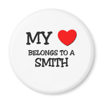 My Heart Belongs To A SMITH magnets by professions My Heart Belongs To A SMITH magnets