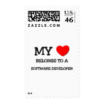My Heart Belongs To A SOFTWARE DEVELOPER postage by professions My Heart Belongs To A SOFTWARE DEVELOPER postage