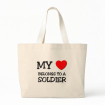 My Heart Belongs To A SOLDIER bags by professions My Heart Belongs To A SOLDIER bags