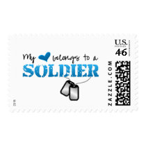 My heart belongs to a Soldier postage by militaryloveshop My heart belongs to a Soldier postage