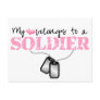 My heart belongs to a Soldier Postcards