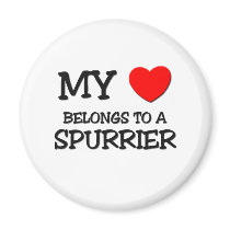 My Heart Belongs To A SPURRIER magnets by professions My Heart Belongs To A SPURRIER magnets