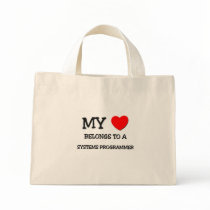 My Heart Belongs To A SYSTEMS PROGRAMMER bags