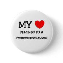 My Heart Belongs To A SYSTEMS PROGRAMMER buttons