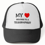 My Heart Belongs To A TELEGRAPHIST Hat