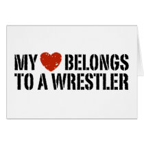 My Heart Belongs To A Wrestler Cards