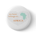 My heart belongs to Africa button