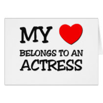 My Heart Belongs To An ACTRESS cards by professions My Heart Belongs To An ACTRESS cards