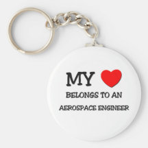 My Heart Belongs To An AEROSPACE ENGINEER Key Chain