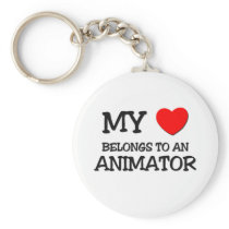 My Heart Belongs To An ANIMATOR Keychain