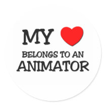 My Heart Belongs To An ANIMATOR stickers