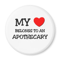My Heart Belongs To An APOTHECARY magnets by professions My Heart Belongs To An APOTHECARY magnets