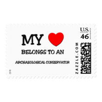 My Heart Belongs To An ARCHAEOLOGICAL CONSERVATOR postage
