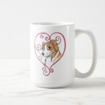 My heart belongs to an English Shepherd Mug