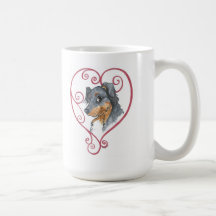My heart belongs to an English Shepherd Mug