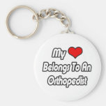 My Heart Belongs To An Orthopedist Keychains